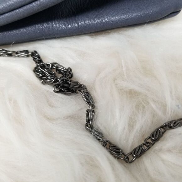 Grey/Blue Deyce Crossbody/ Clutch Bag - Picture 9 of 13